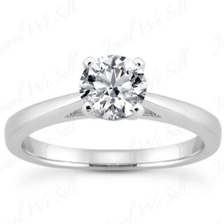 50 Ct Round Cut Solitaire Natural Diamond Engagement Ring 950