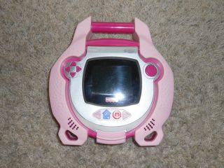 Fisher Price Kid Tough Pink DVD Player CD Player Includes Car Charger