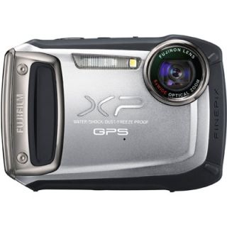 Fuji FinePix XP150 GPS Silver Digital Waterproof Camera Free 4GB SD