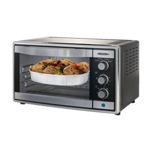 Oster 6081 Toaster Oven Broil, Bake, Roast, Toast   Black, Stainless