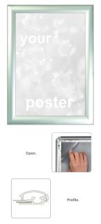 10 x A4 Snap Frames Clip Poster Holders Retail Displays