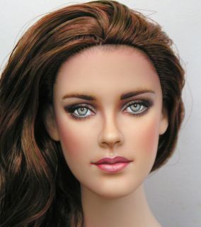 Kristen Stewart ~ Celebrity Portrait OOAK Doll Art Repaint By Pamela