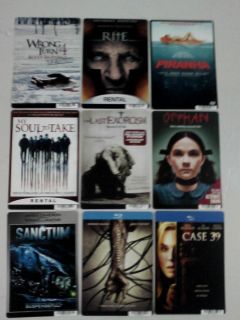 HORROR MOVIE MINI POSTER CARDS LOT HALLOWEEN PARTY HAUNTED HOUSE