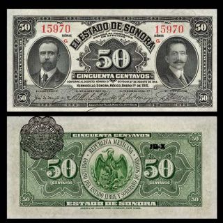 Banknote MEXICO REVOLUTION 1915   Madero & Suárez   Pick S1070   UNC