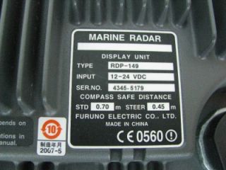 Furuno Navnet RDP 149 VX2 Color 10 4 Radar Chartplotter Multifunction