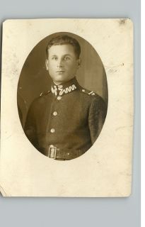 Real Photo Polish Soldier in Uniform of Poland WWII Stanislaw Gyrd