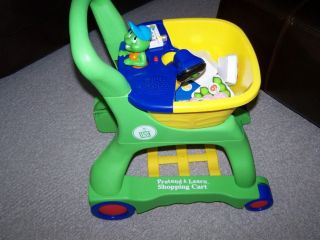 Leap Frog Pretend & Learn Shopping Cart + Food~COMPLETE
