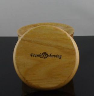 Frank Shaving Hard Wood Shaving Bowl Mug with Cap
