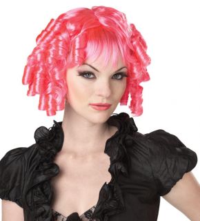 Pink Gothic Doll Women Costume Wig Katy Perry Candy