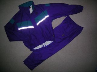 Frank Shorter Sports gortex running pants sweat jacket outfit size XL