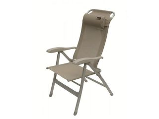 Texsport 15144 Adjustable Reclining Folding Patio Chair Tan