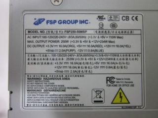 FSP Group FSP250 50MSP Power Supply 250W Warranty