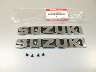  Gas Tank Emblems Badges GT185 GT250 GT380 GT550 76 77 New Suzuki Parts