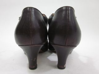 you are bidding on a pair of fratelli rossetti leather brown d orsay