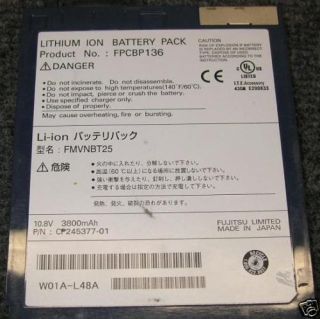 Fujitsu LifeBook Modular Bay Batt FPCBP136 Fits C E s T