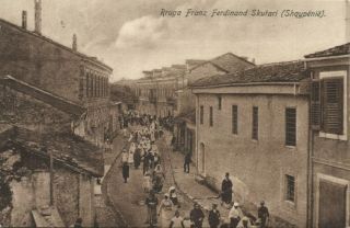 Albania Shkodra Shkoder Scutari Rruga Franz Ferdinand