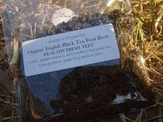 Organic English Black Tea Foot Soak Fungus Free Feet