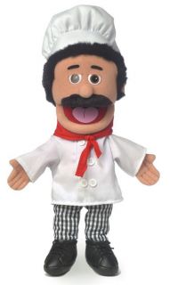 14 Pro Puppets Full Body Hand Puppet Chef Luigi