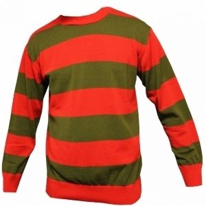 Freddie Krueger Deluxe Knitted Red Green Jumper