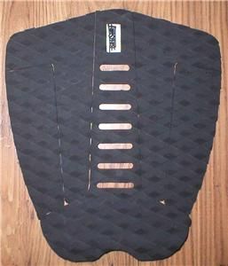 New Black Surfboard Deck Traction Pad Trac Top Fish 5pc