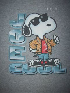  Snoopy Joe Cool USA T Shirt Size S