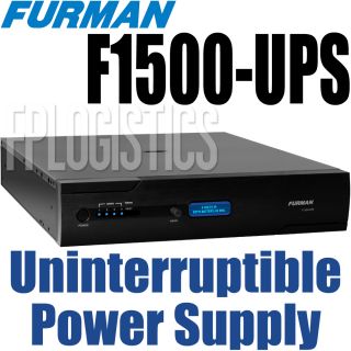Furman F1500 UPS Uninterruptible Power Supply F 1500 Power Conditiner