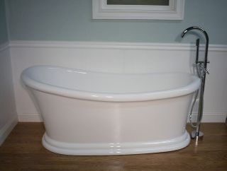 H409 FREE STANDING PEDESTAL BATHTUB FAUCET bath clawfoot tub