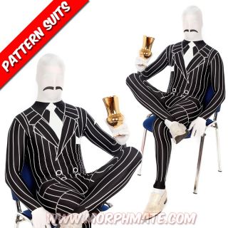 Morphsuit Gangster Genuine Costume All Sizes Gangster Morphsuits