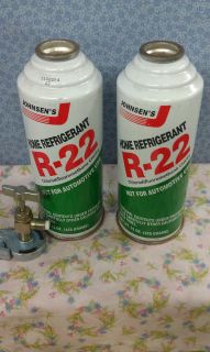 R22, Refrigerant, R 22, Two LARGE 15 oz. Cans & Can Taper