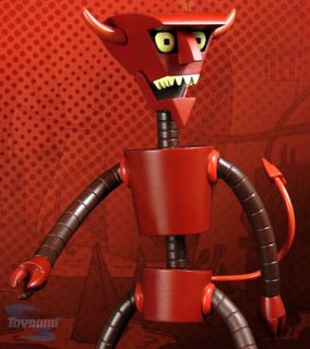 Futurama   Bender & Kif   Robot Devil Build A Bot   2 Action Figures
