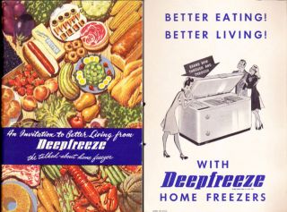 1947 Deepfreeze Home Freezer Booklet Freezing Food Ill