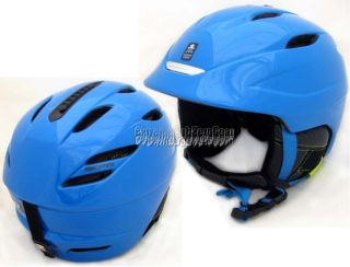 Giro 2011 Adult Snowboard Cyan Tiles Seam Helmet Small
