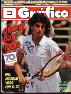 Tennis Gabriela Sabatini Champion Key Biscaine 89 Magaz