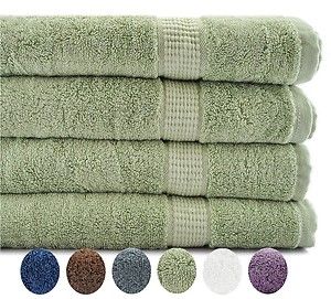 LUXURY COMBED COTTON BATH TOWELS 600 gm ULTRA SOFT & ABSORBENT