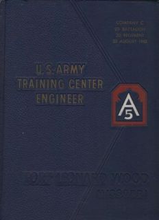 Aug 1962 ft Leonard Wood Army Training Center Yearbook