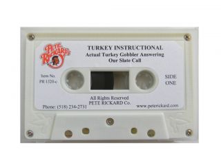 Peted Rickard New Turkey Calling Gobbler Instructional Tape 1320