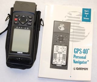 Garmin Handheld GPS 40 Personal Navigator