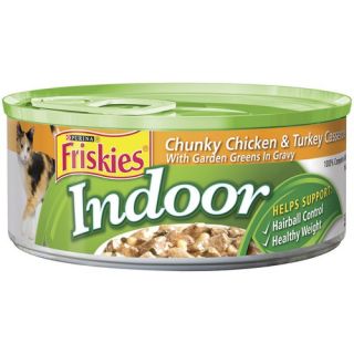 Friskies Indoor Chicken and Turkey Wet Cat Food 5 5 oz Can Case of 24