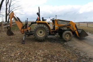 Cub Cadet 7305 30HP Subcompact Diesel Tractor with Loader Backhoe