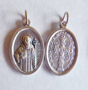 St Benedict Catholic Religious Patron Saint Medal Charm