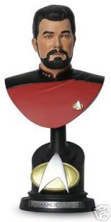  Mini Bust Statue Star Trek NG Sideshow Toys Jonathan Frakes