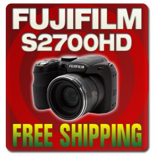 Fujifilm FinePix S2700 HD Digital Camera S2700HD 8GB Kit New