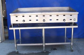 60 US Range Commercial Gas Grooved Grill Griddle
