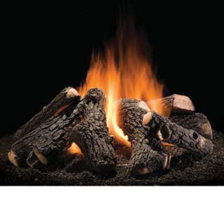 Outdoor Patio Gas Fire Pit Logs Fireplaces