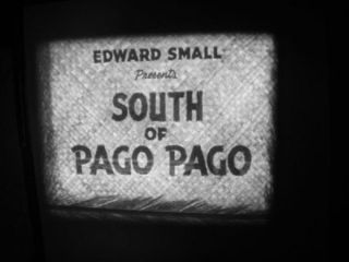 16mm Feature Film South of Pago Pago Frances Farmer 1940