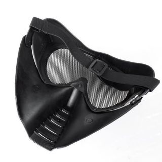 Full Face Airsoft Metal Mesh Goggles Protect Mask Game