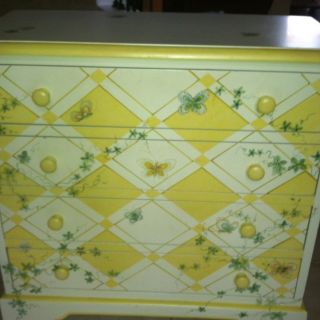  Painted Butterfly Chest of Drawers Dresser Furniture Pickup DFW