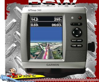 FISHFINDER GARMIN 546S 3 D GPS DUAL Frequency Transducer Included 010
