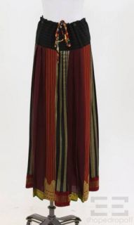 Jean Paul Gaultier Multicolor Panel Long Skirt Size 6