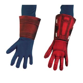 Deluxe Child Captain America Gloves Gauntlets The Avengers Boy Costume